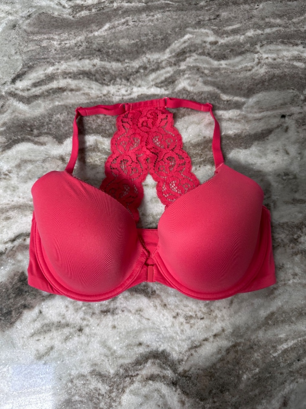 Pink Victoria's Secret Bra with Lace Detail